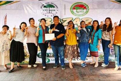 Kegiatan Bazaar Penggalangan Dana yang digelar oleh BPP DOB Luwu Raya di Rumah Makan Saung Cobek, Tamalanrea, Makassar (Sumber: KKLR)