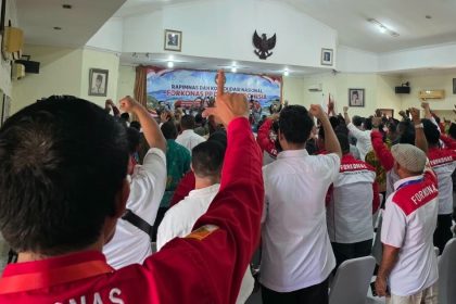 Suasana Rapat Pimpinan Nasional (Rapimnas) Forum Koordinasi Nasional Percepatan Pembentukan Daerah Otonom Baru Seluruh Indonesia (Forkonas PP DOB) (Sumber: Ist)