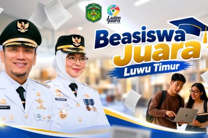 Pendaftaran Beasiswa Juara Pemerintah Kabupaten Luwu Timur periode 2026 dibuka hingga 31 Oktober 2026. Calon pendaftar diimbau segera melengkapi persyaratan sebelum batas waktu berakhir.