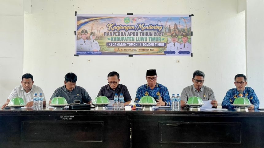 Anggota DPRD Luwu Timur, Sukasman, mengikuti monitoring Ranperda APBD Tahun Anggaran 2027 di Kertoraharjo, Kecamatan Tomoni Timur. Ia menekankan pentingnya skala prioritas agar anggaran pembangunan sesuai kebutuhan masyarakat.